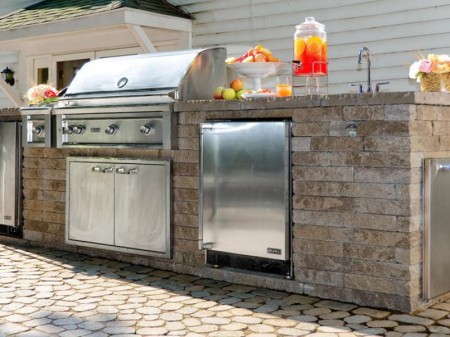 Outdoor Kitchen BBQ Island Kits