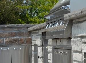 Outdoor kitchen.